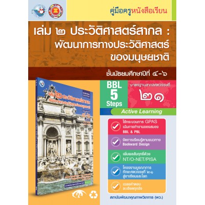 คู่มือครู หนังสือเรียนประวัติศาสตร์สากล ม.4-6 